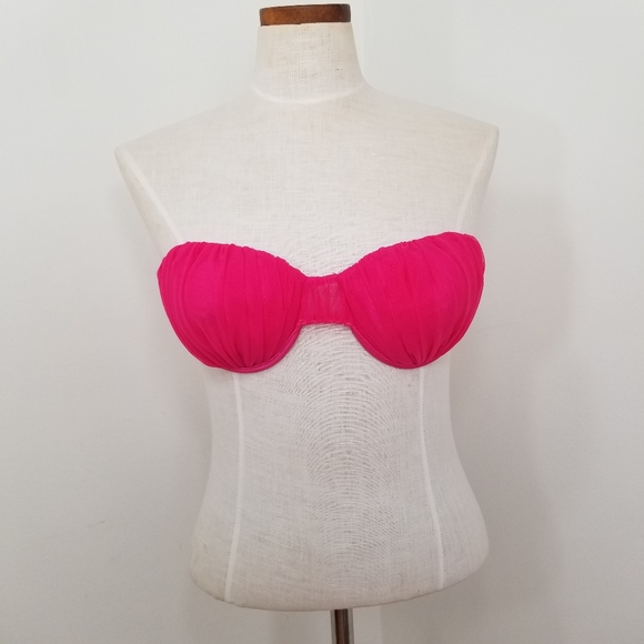 Vintage Fuchsia Pink Bralette - Picture 11 of 15